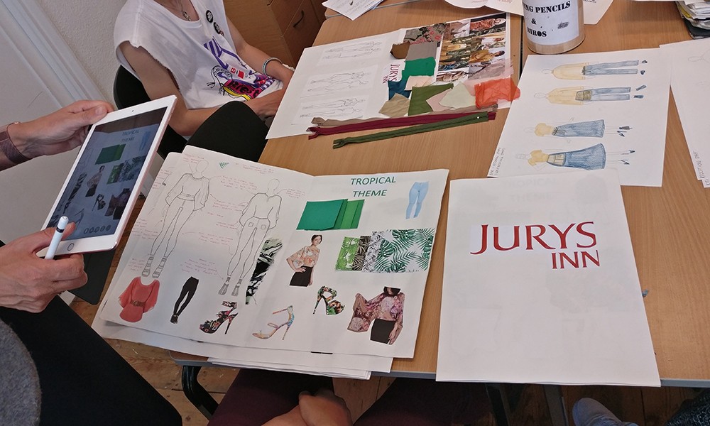 Fashion presented concepts to Jurys Inn