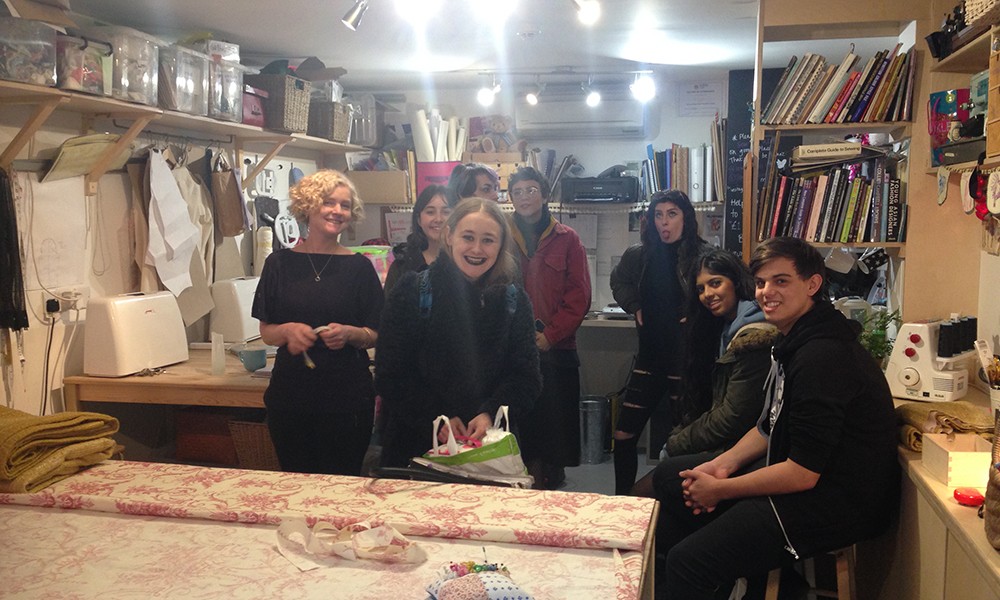 Fashion Students at Sew Fabulous in Brighton